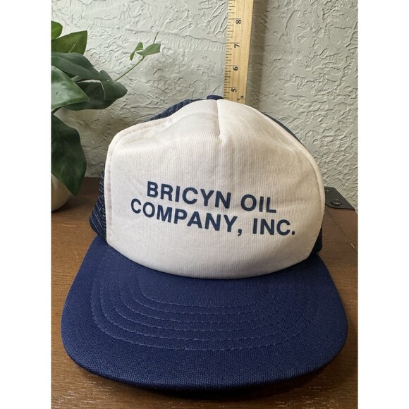 Vintage Bricyn Oil Company Trucker Hat SnapBack Foam Mesh KAP II 80s Niche - Picture 2 of 10
